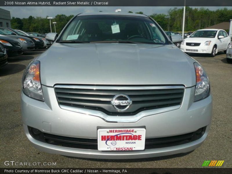 Radiant Silver Metallic / Charcoal 2008 Nissan Altima Hybrid