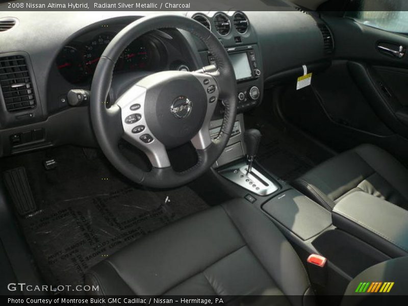 Radiant Silver Metallic / Charcoal 2008 Nissan Altima Hybrid