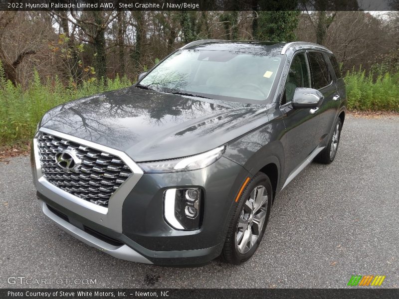 Steel Graphite / Navy/Beige 2022 Hyundai Palisade Limited AWD