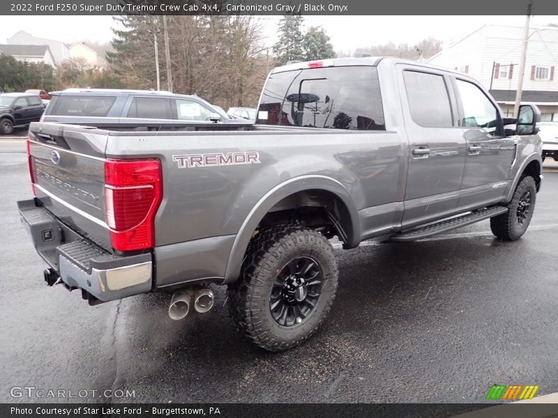 Carbonized Gray / Black Onyx 2022 Ford F250 Super Duty Tremor Crew Cab 4x4