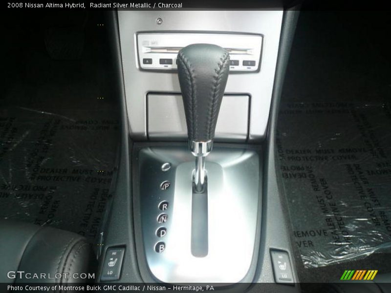 Radiant Silver Metallic / Charcoal 2008 Nissan Altima Hybrid