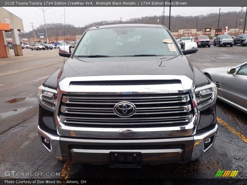Midnight Black Metallic / 1794 Edition Black/Brown 2018 Toyota Tundra 1794 Edition CrewMax 4x4