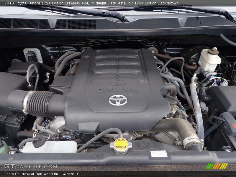 Midnight Black Metallic / 1794 Edition Black/Brown 2018 Toyota Tundra 1794 Edition CrewMax 4x4