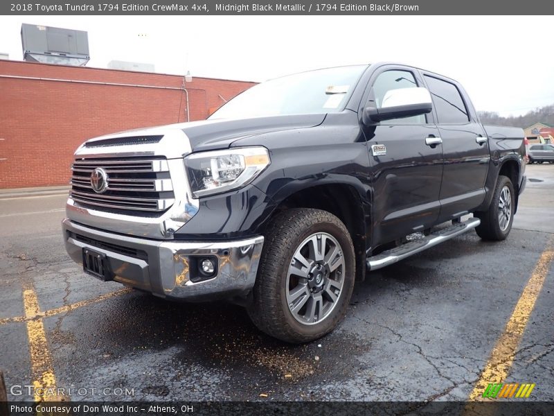 Midnight Black Metallic / 1794 Edition Black/Brown 2018 Toyota Tundra 1794 Edition CrewMax 4x4