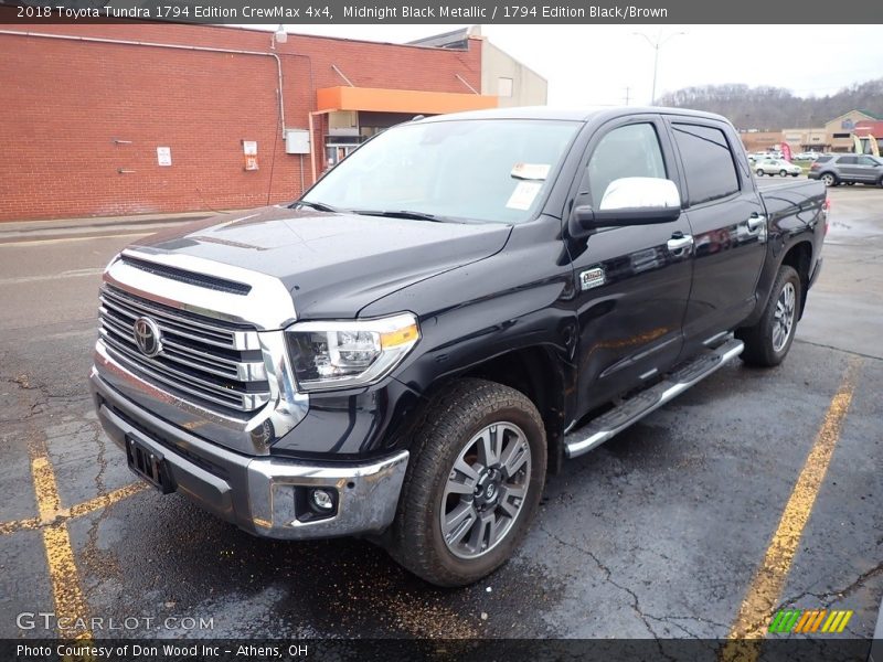 Midnight Black Metallic / 1794 Edition Black/Brown 2018 Toyota Tundra 1794 Edition CrewMax 4x4