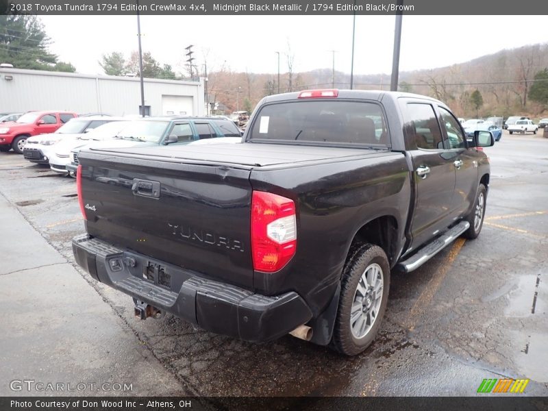 Midnight Black Metallic / 1794 Edition Black/Brown 2018 Toyota Tundra 1794 Edition CrewMax 4x4