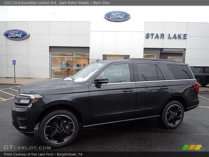 Dark Matter Metallic / Black Onyx 2022 Ford Expedition Limited 4x4