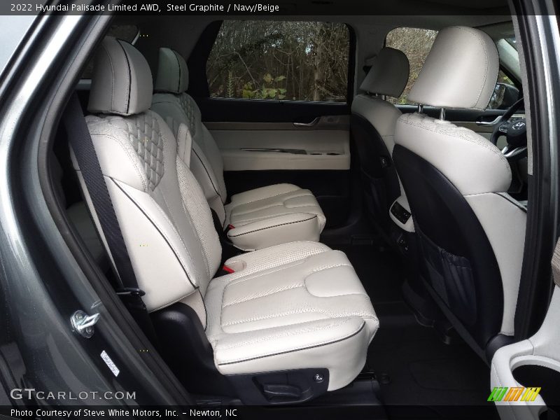 Rear Seat of 2022 Palisade Limited AWD