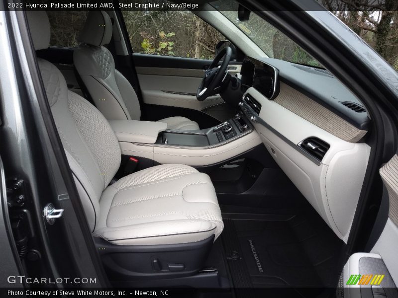 Front Seat of 2022 Palisade Limited AWD