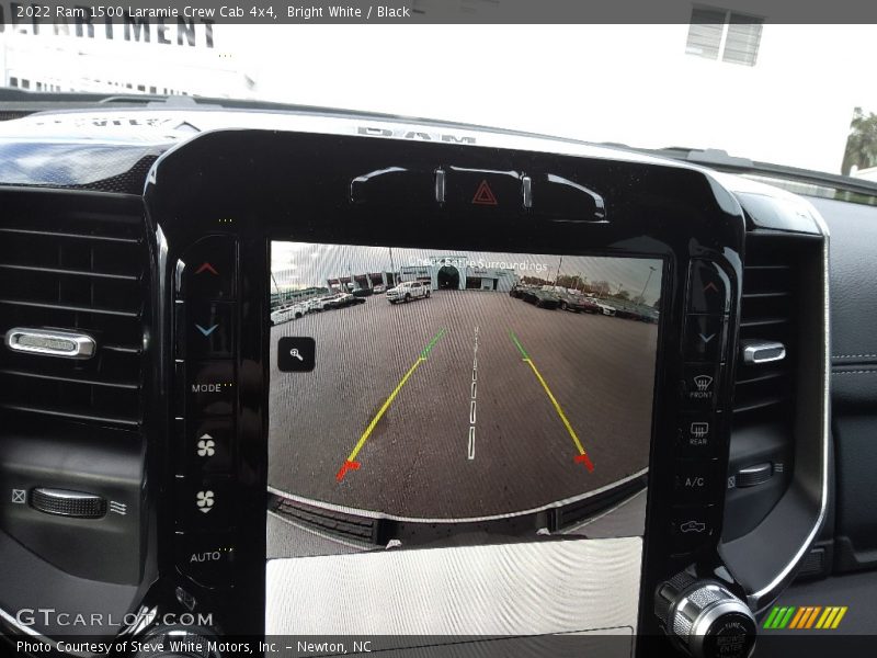 Bright White / Black 2022 Ram 1500 Laramie Crew Cab 4x4