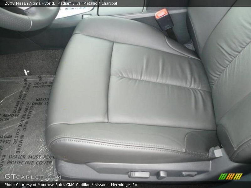 Radiant Silver Metallic / Charcoal 2008 Nissan Altima Hybrid