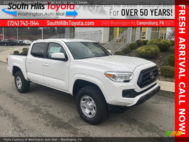 Ice Cap / Cement 2023 Toyota Tacoma SR Double Cab 4x4