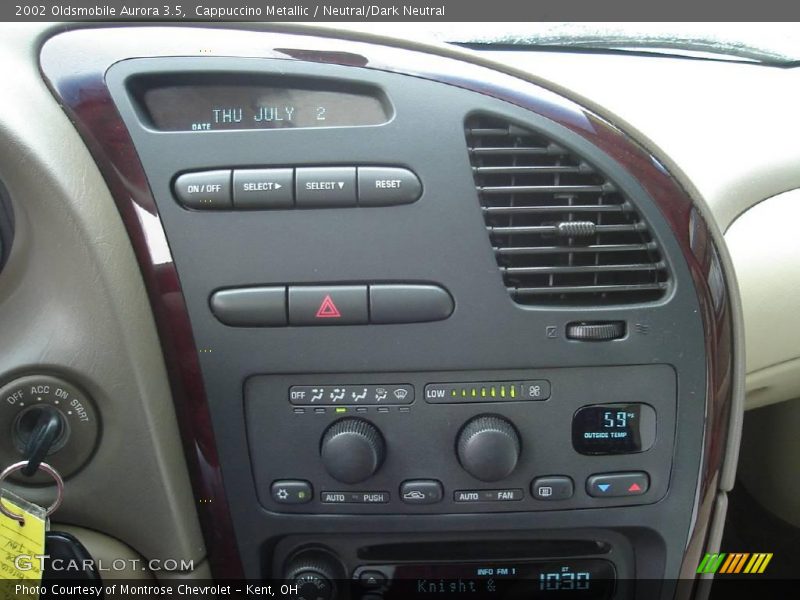 Cappuccino Metallic / Neutral/Dark Neutral 2002 Oldsmobile Aurora 3.5
