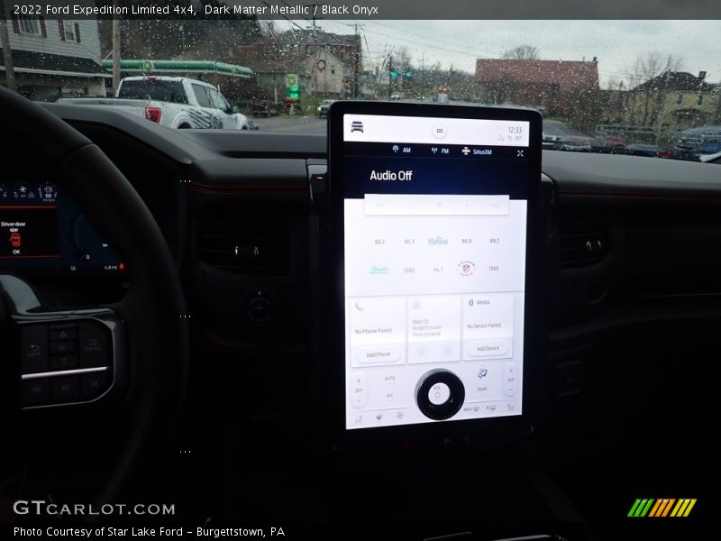 Dark Matter Metallic / Black Onyx 2022 Ford Expedition Limited 4x4