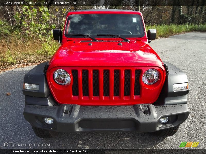 Firecracker Red / Black 2023 Jeep Wrangler Sport 4x4