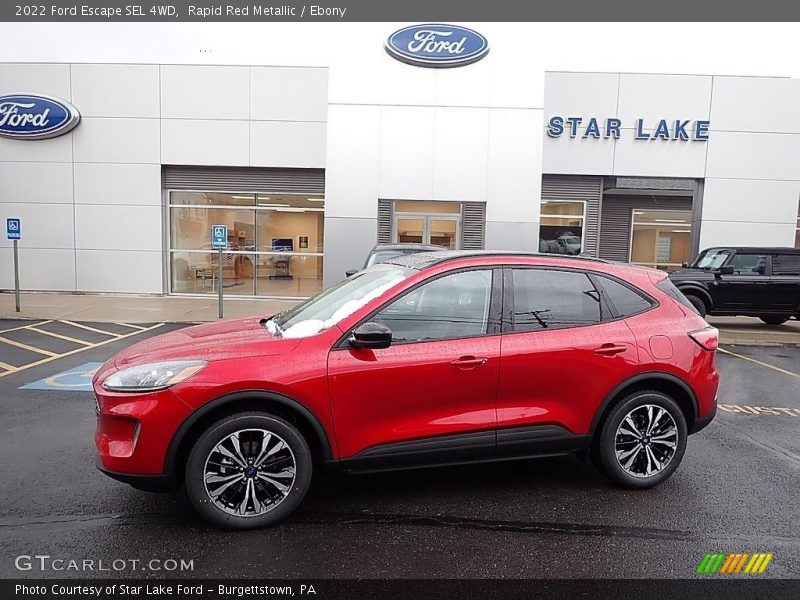 Rapid Red Metallic / Ebony 2022 Ford Escape SEL 4WD