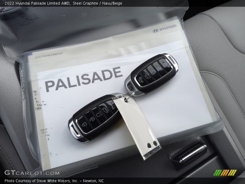 Keys of 2022 Palisade Limited AWD