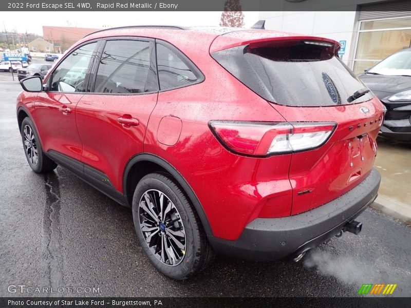 Rapid Red Metallic / Ebony 2022 Ford Escape SEL 4WD