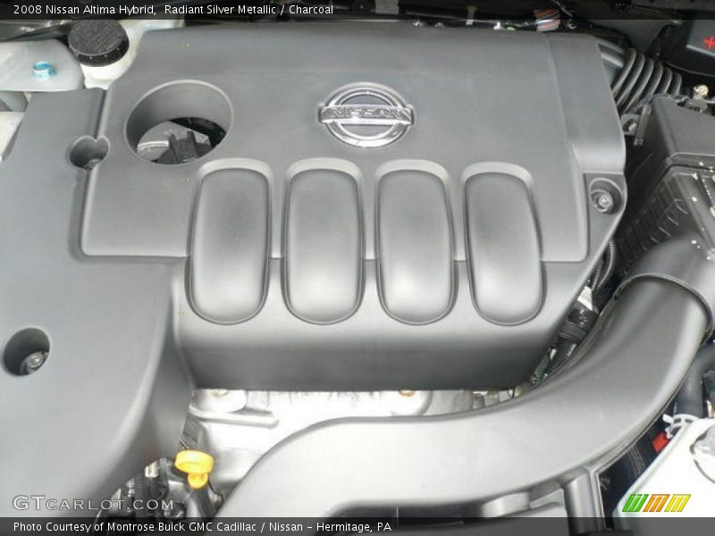 Radiant Silver Metallic / Charcoal 2008 Nissan Altima Hybrid