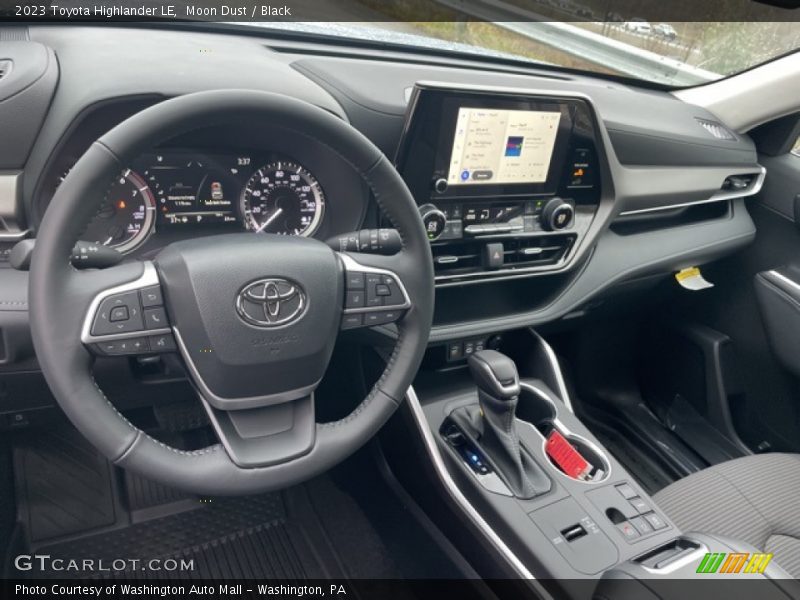 Dashboard of 2023 Highlander LE