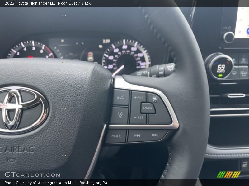  2023 Highlander LE Steering Wheel