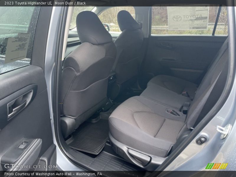 Rear Seat of 2023 Highlander LE