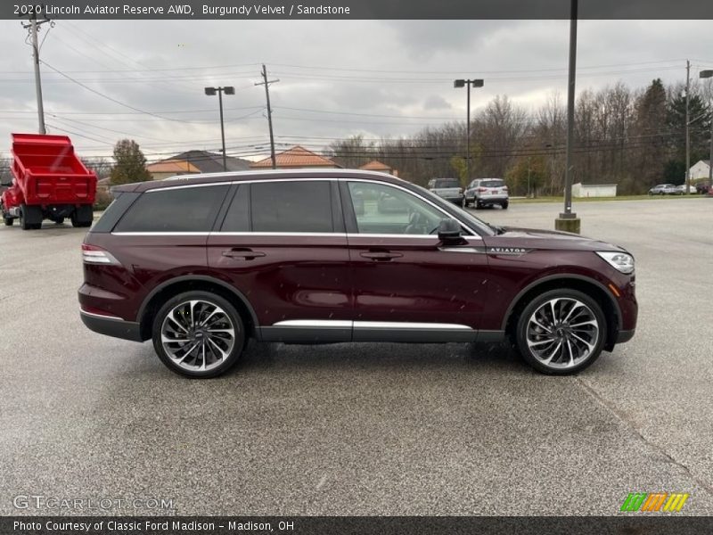  2020 Aviator Reserve AWD Burgundy Velvet