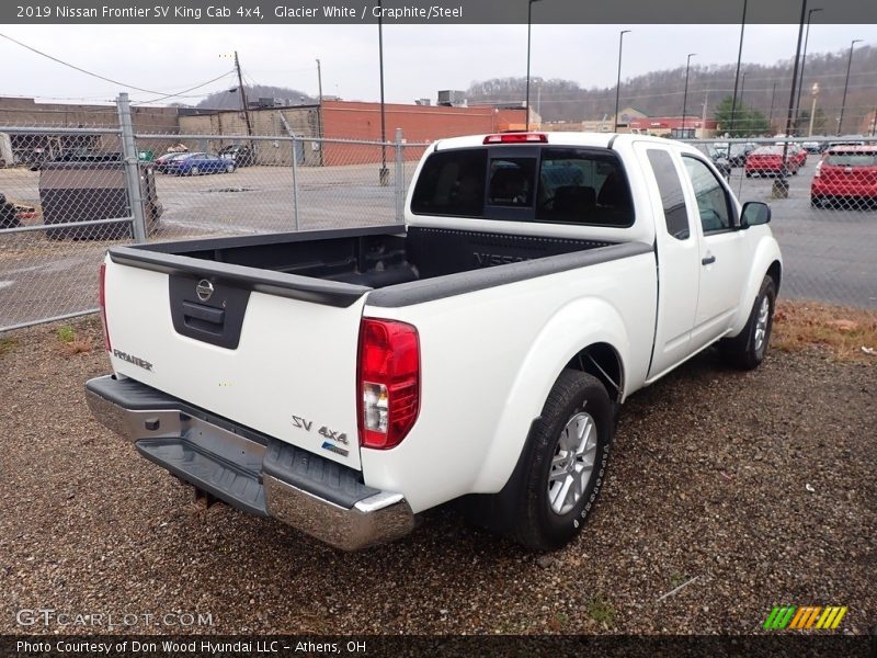 Glacier White / Graphite/Steel 2019 Nissan Frontier SV King Cab 4x4