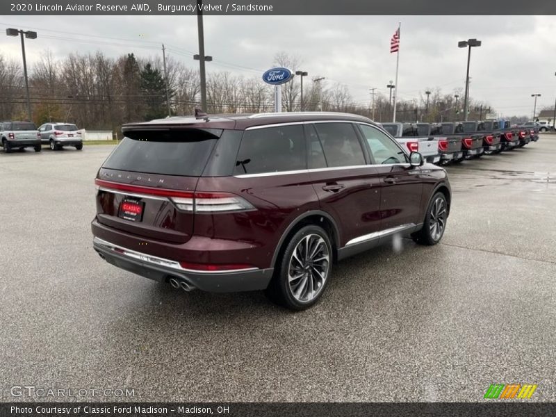  2020 Aviator Reserve AWD Burgundy Velvet