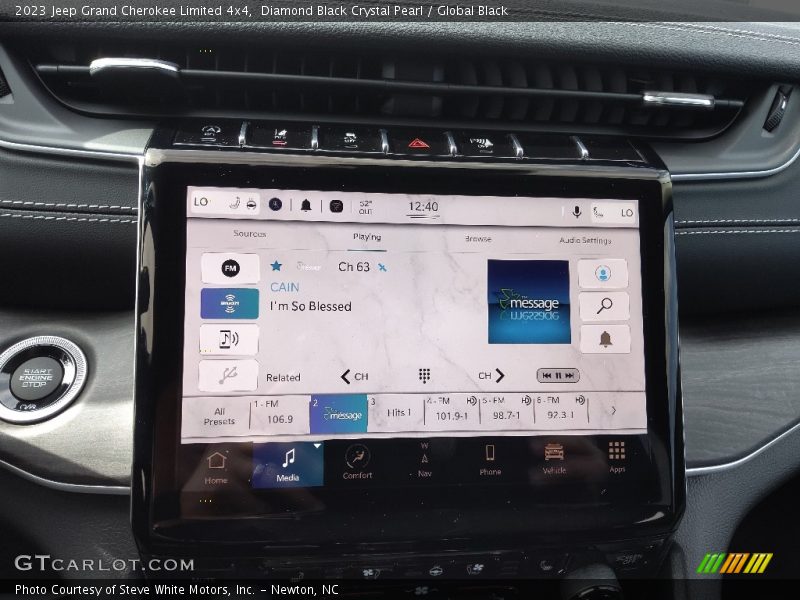 Diamond Black Crystal Pearl / Global Black 2023 Jeep Grand Cherokee Limited 4x4