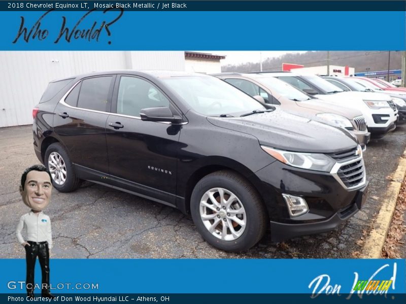 Mosaic Black Metallic / Jet Black 2018 Chevrolet Equinox LT