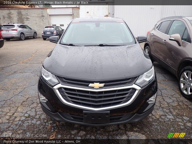 Mosaic Black Metallic / Jet Black 2018 Chevrolet Equinox LT