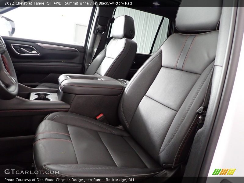 Summit White / Jet Black/­Victory Red 2022 Chevrolet Tahoe RST 4WD