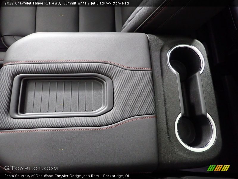 Summit White / Jet Black/­Victory Red 2022 Chevrolet Tahoe RST 4WD