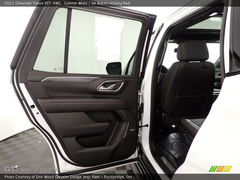 Summit White / Jet Black/­Victory Red 2022 Chevrolet Tahoe RST 4WD