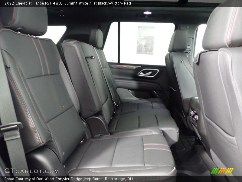 Summit White / Jet Black/­Victory Red 2022 Chevrolet Tahoe RST 4WD