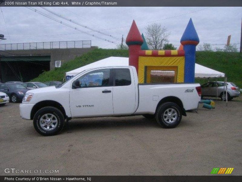 White / Graphite/Titanium 2006 Nissan Titan XE King Cab 4x4