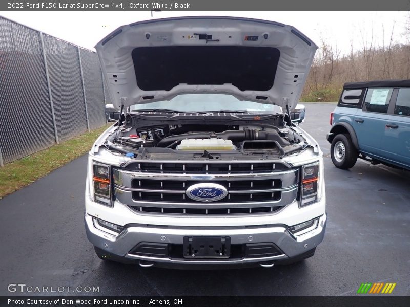 Oxford White / Black 2022 Ford F150 Lariat SuperCrew 4x4