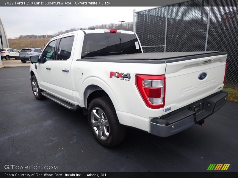 Oxford White / Black 2022 Ford F150 Lariat SuperCrew 4x4