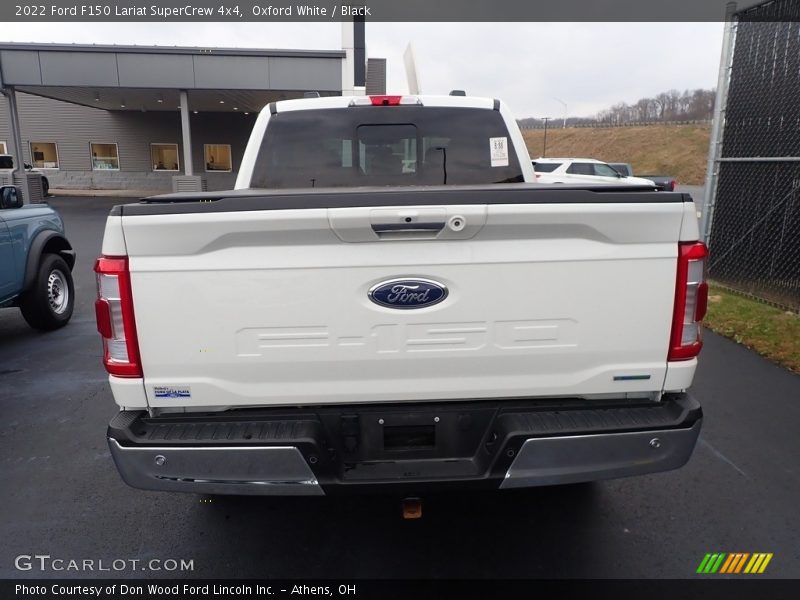 Oxford White / Black 2022 Ford F150 Lariat SuperCrew 4x4