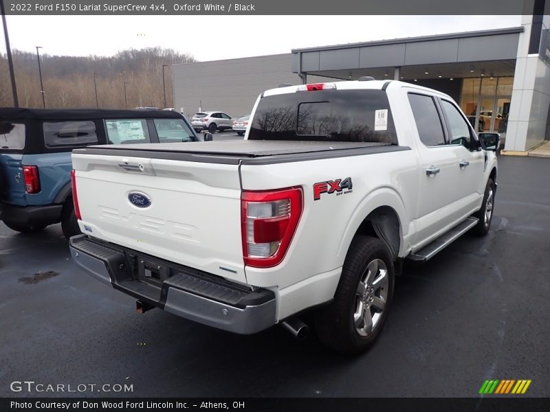 Oxford White / Black 2022 Ford F150 Lariat SuperCrew 4x4
