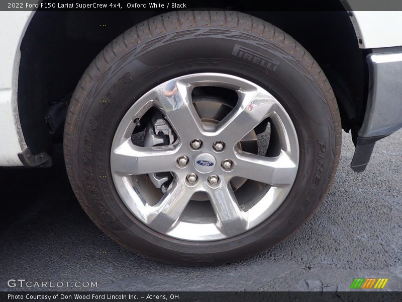 Oxford White / Black 2022 Ford F150 Lariat SuperCrew 4x4