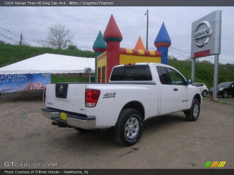 White / Graphite/Titanium 2006 Nissan Titan XE King Cab 4x4
