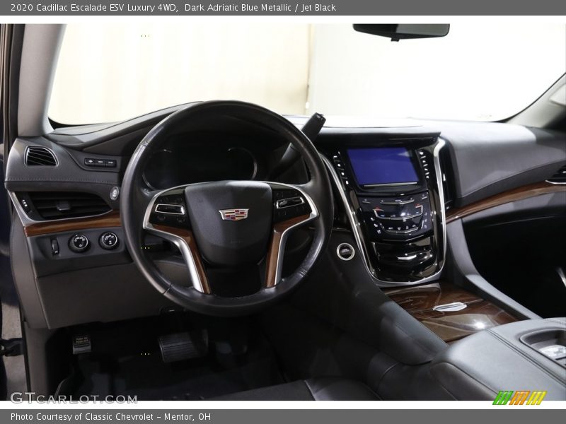 Dark Adriatic Blue Metallic / Jet Black 2020 Cadillac Escalade ESV Luxury 4WD