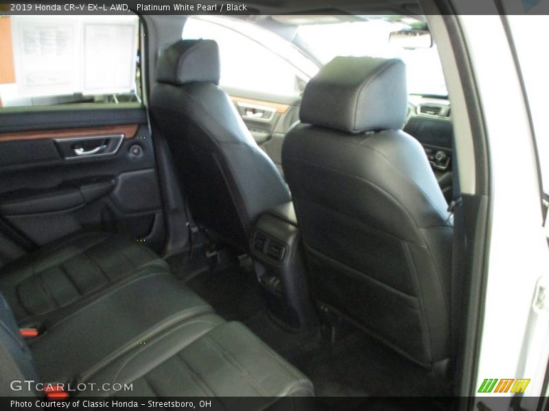 Platinum White Pearl / Black 2019 Honda CR-V EX-L AWD