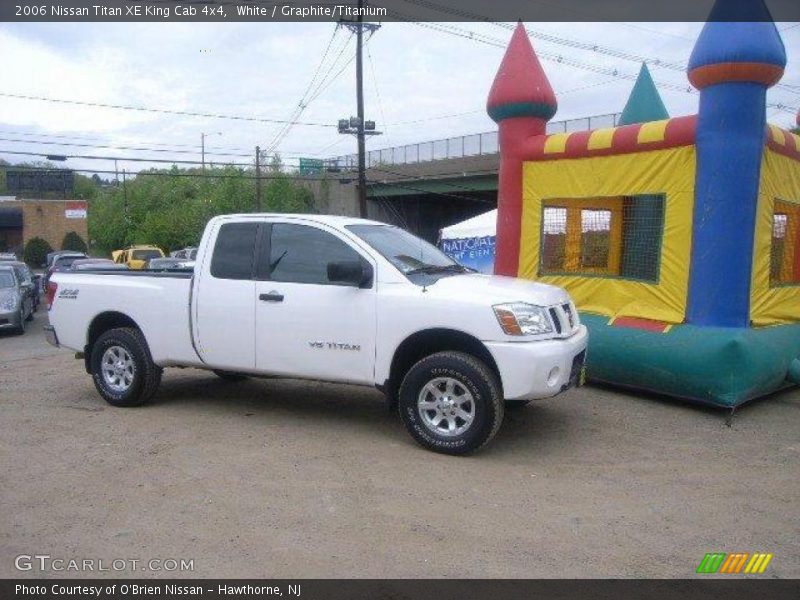White / Graphite/Titanium 2006 Nissan Titan XE King Cab 4x4