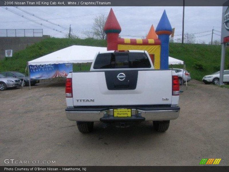 White / Graphite/Titanium 2006 Nissan Titan XE King Cab 4x4
