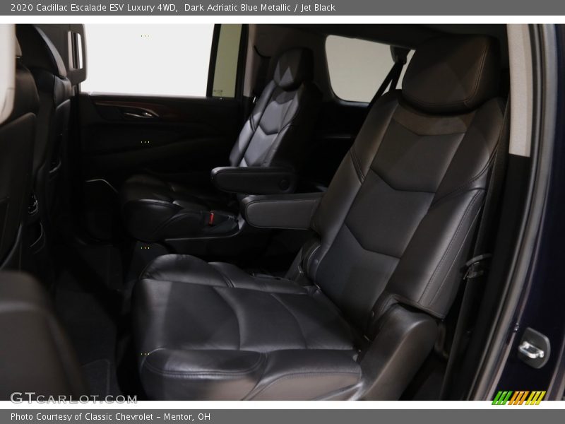Dark Adriatic Blue Metallic / Jet Black 2020 Cadillac Escalade ESV Luxury 4WD