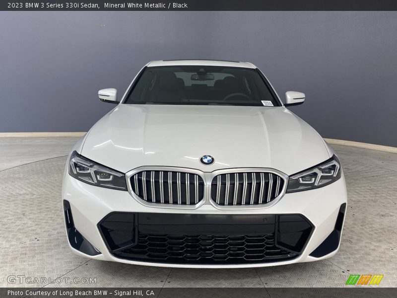 Mineral White Metallic / Black 2023 BMW 3 Series 330i Sedan