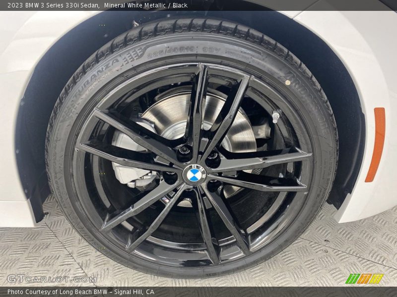 Mineral White Metallic / Black 2023 BMW 3 Series 330i Sedan